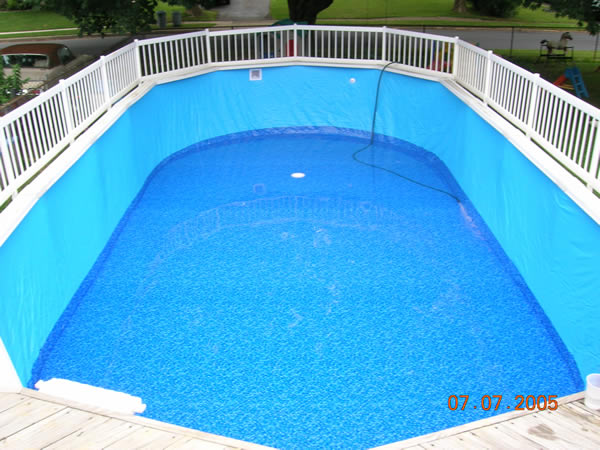 Above Ground Swimming Pool Overlap Liner