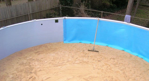 commercial pad for above ground pool